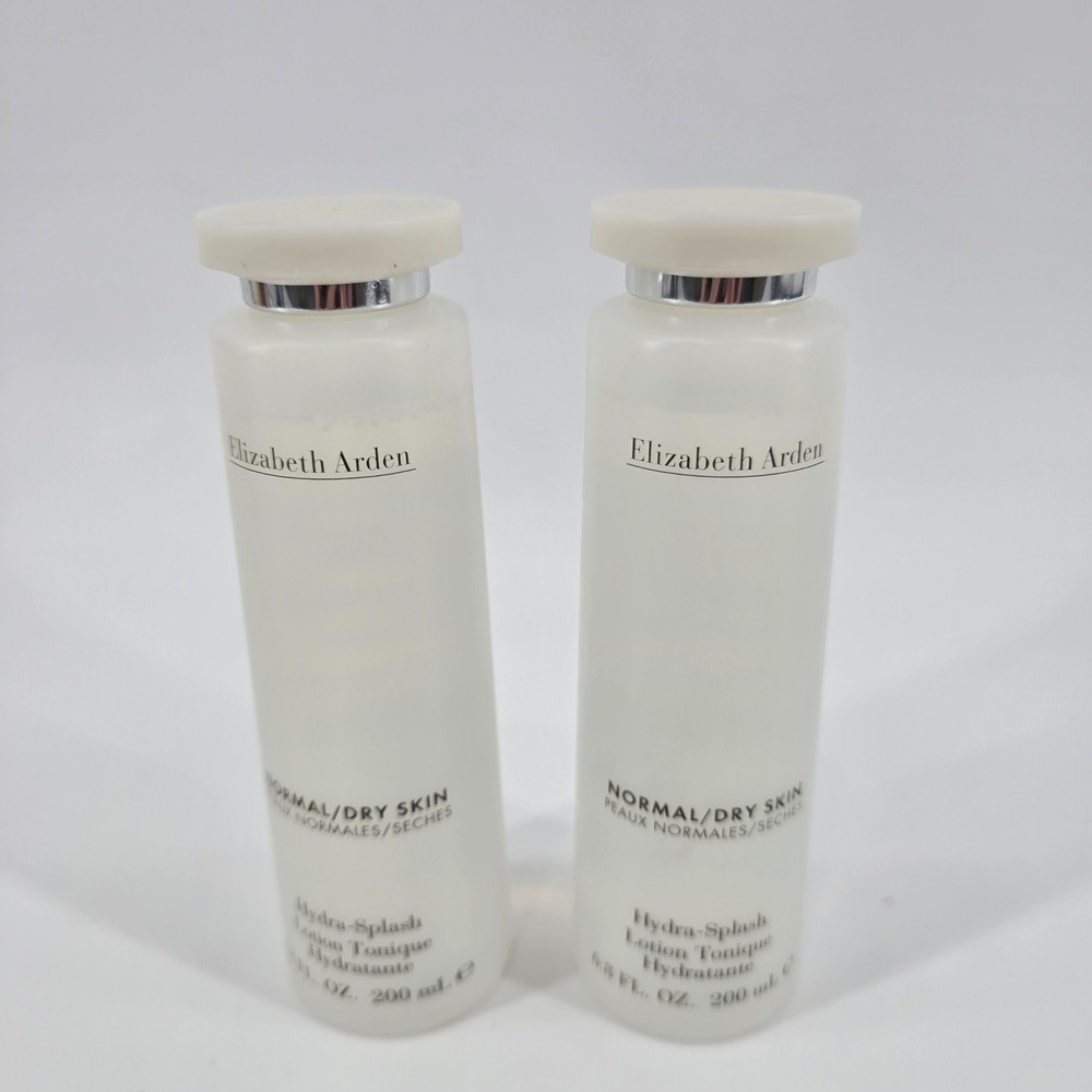 Elizabeth Arden Hydra-Splash Toner Set Normal/Dry Skin 6.8oz 200ml 2pk NEW